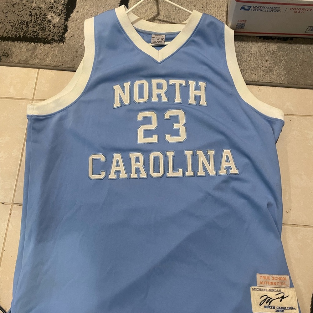 true school jersey Micheal Jordan North Carolina Tar Heels #23 basketball jersey